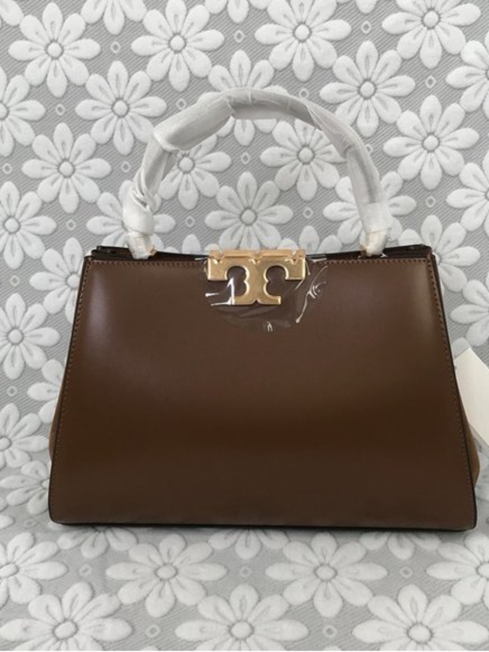 Tory Burch Eleanor Spazzolato Satchel Bag - Picture 3 of 9